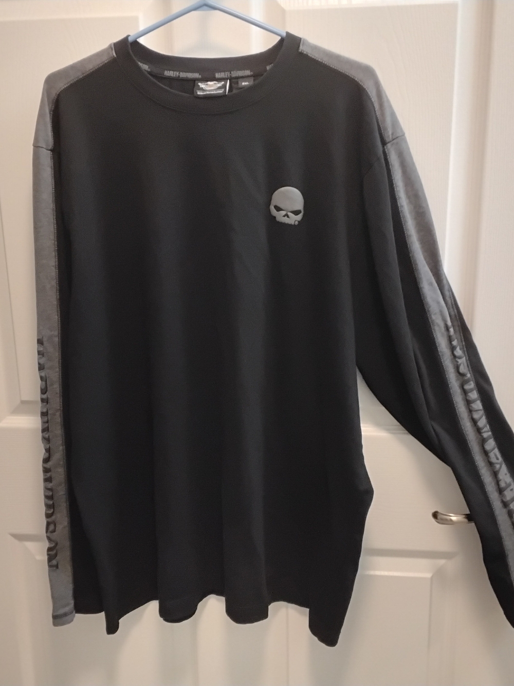 HARLEY DAVIDSON Willie G Skull Long Sleeve Graphic Shirt Men's SIZE 2XL